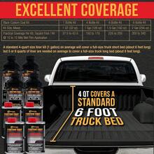 Custom Coat Black 1 Gallon Urethane Spray-On Truck Bed Liner Kit - Easy 3 To 1 Mix Ratio, Just Mix, Shake And Shoot - Professional Durable Textured Protective Coating, Prevent Rust - Car, Auto - White - View 3