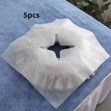 5pcs/100pcs/200pcs Disposable Facial Bed Sheets, Thickened Face Pillow Covers For Beauty Salon, Massage Bed - Multicolor - View 10