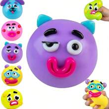 Squishy Smuhers Baru - Smuhers Dog Face Swap Squishy, Lembut, Lambat Mengembang, Pereda Stres untuk Mengurangi Stres & Kecemasan, Mainan Sensori Wajah Anjing Lucu untuk Orang Dewasa Pereda Kecemasan - MultiWarna - View 5