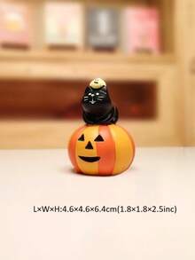 Creepy Cute Ghost Cat Resin Statue - Interesting Halloween Desktop Decor, Suitable For Tiered Tray Decoration In Home Office, Gift For Cat Lovers - Cat - View 12