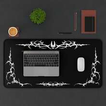 Hollow Knight Silksong Cyber Sigil Desk Mat, Gaming Mouse Pad, Gaming Mouse Pad - XXL Cloth - Peak Trekking And Stability Full Desk Coverage - PC Accessories, - Hollow Knight: Silksong - View 5