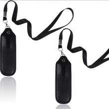 1pc Black PU Pouch With Long Lanyard Pouch Cover Case For Vape Devices,Anti-Loss Lanyard - Black - View 5