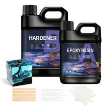 500ml/1000ml Professional AB Epoxy Resin Kit, 1:1 Ratio, Transparent Crystal Clear, Suitable For Art Casting, Jewelry Coating, Coasters, DIY Crafts - A - View 10