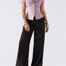 Women Tops - Blue - View 8