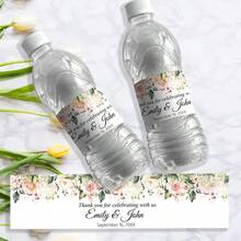 UNICCUT 30pcs Customized Labels - Personalized Bottle Stickers, Customizable Name & Text Stickers, Suitable For Birthday, Baptism, Wedding Decoration - Multicolor - View 15
