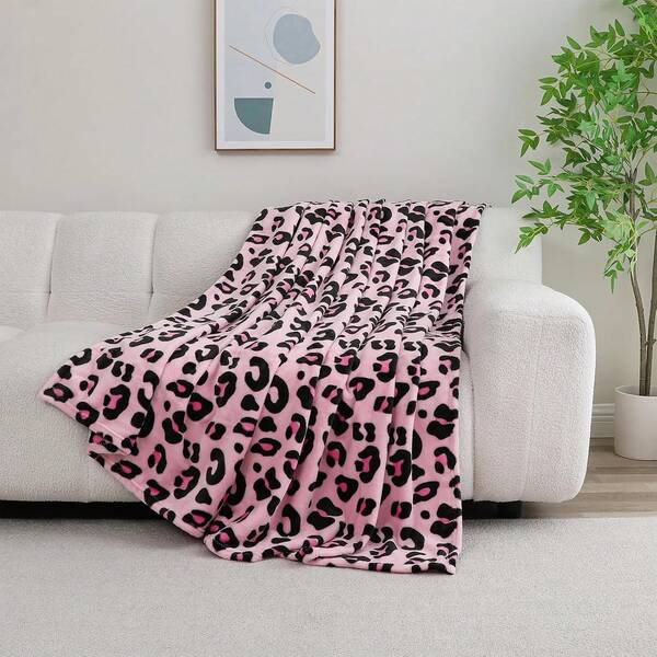 Pink Cheetah Print Throw Blanket, Soft Warm Plush Blanket For Couch Bed Travel, Cute Leopard Animal Print Room Decor For Women Girls, 50" X 60" Flannel Cozy Fluffy Blankets For Home Decoration,Blankets,Throw Blanket,Bed Blanket,Camping Blanket,Gifts For Family,Gift For Sisters,Perfect Gift For Birthdays,Graduation Gifts,Mother's Day Gift,Anniversary Gift,Christmas Gift ,Gift For Winter,Room Deocr,Mothers Day Gifts Women,Mothers Day Gift,Dad Gifts,Fathers Day Gift,Teacher Appreciation Gifts,