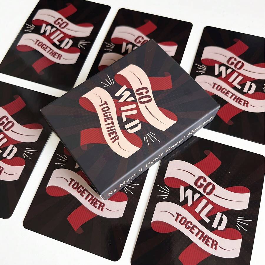 46pcs Intimate Moment Cards Game, Interactive Entertainment Drinking Game, Couples Card Game, Singles Party Game, Card Game, Couples Scratch Card Game - Couple Card Game - View 1