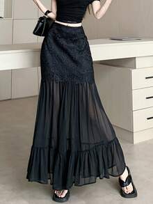 Women Skirts - Black - View 10