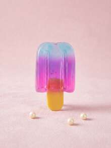 Schylling Nice-Sicle 软萌冰淇淋 | 渐变透明冰淇淋 | 可爱夏日甜点 | 透明果冻减压玩具 | 毕业海滩派对伴手礼 - 彩色 - 查看 6