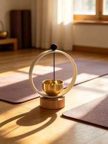 1 chiếc chuông gió thiền bằng đồng thủ công, chuông gió yoga trị liệu bằng âm thanh, dụng cụ thiền Phật giáo, chuông đồng thiền Phật giáo, chuông cửa mini giảm căng thẳng, thiền yoga, chánh niệm, kích thích dopamine. - K - Xem 5
