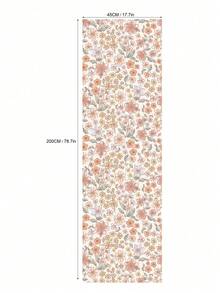 粉色花簇圖案自黏壁紙 1 捲 17.7 英吋 X 6.5/9.8 英尺 可移除無殘留 防水 易安裝 可客製化 租屋友善 裝飾牆 客廳 臥室 家具翻新 春季裝飾 牆貼 家居裝飾 - 淺桃花影 - 查看 15