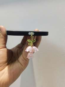 Fengling Lan Mobile Phone Dust Plug, Compatible With Apple Lightning Android Type-C Interface Mobile Phone Dust Plug, Super Cute Mobile Phone Decoration Pendant, - Pink - View 3
