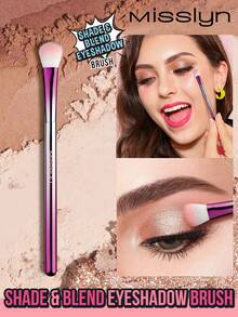 Misslyn Make-up Pinsel, langanhaltende Farbsättigung, EINFACHE & PRÄZISE ANWENDUNG, ultraweiche Materialien, LEICHT MITZUNEHMEN, synthetische Borsten Material, weich und seidig anzufühlen, Mehrfachanwendung, gute makellose Make-up für Puder, Flüssig, Creme, Rouge Kosmetik, KEIN AUSFALL - Pink - Übersicht 1