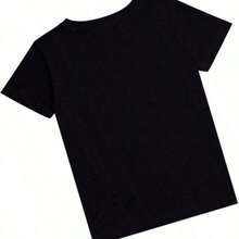 Rainbow Rave Face T-Shirt - Black - View 7