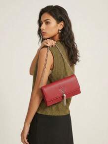 Valentino Women's Shoulder Bag Red - Red Dark - 查看 1