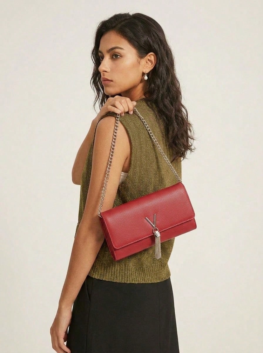 Valentino Women's Shoulder Bag Red - Red Dark - 查看 1