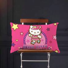 SANRIO 1pc Cute Cartoon Sofa Cushion Cover - Square Throw Pillow Case, Bed Cushion Cover, Bedroom Decorative Pillowcase (Pillow Insert Not Included). Single-Sided Print (Pillowcase Only, Pillow Insert Not Included). Decorative Square Pillowcase - Suitable For Holiday Decor, Sofa, Bedroom And Bed, All Seasons. - 1PC - View 6