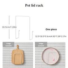 畅销家居用品，仅适用于本店专用孔板，不适用于其他孔板。基础生活系列单件装免打孔壁挂式塑料孔板，多种组合配件，多功能收纳孔板配有各种收纳盒和金属挂钩，适用于车库工作台/家庭厨房收纳整理/办公室/手工室/浴室（28*28厘米）。本产品配有专用孔板。 - 白色 - 查看 14