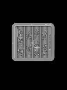 1个爆款3D冰花美甲硅胶模具，高透明度和柔韧性，可水洗，不粘连，易脱模，多种精致雕刻图案，DIY树脂造型工具，打造半透明纯净美甲，新手友好型美甲工具 - 彩色 - 查看 8