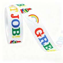 8 Rolls Back To School Grosgrain Ribbon 0.98 Inch Welcome School Ribbons School Bus Pencil Apple ABC Pattern Fabric Decorative Craft Ribbon For DIY Crafts Teacher Appreciation Gifts Wrapping, Room Decor, 40 Yards - Back to School Theme - View 10