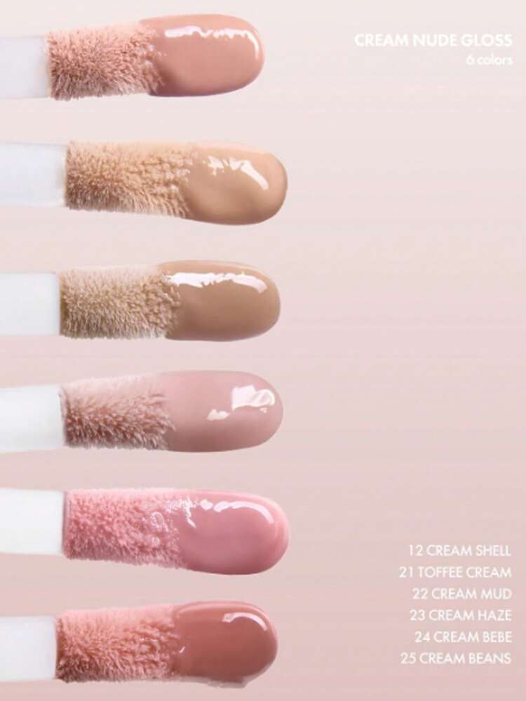 Rom&nd Romand Glasting Color Gloss 22 CREAM MUD 4g, High-Gloss