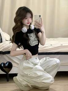 Women Tops - Black - View 2