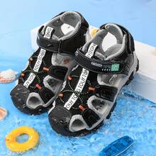 Children's Closed Toe Water Sandals, Lightweight Outdoor Sports Sandals For Boys And Girls, Spring/Summer - Black - View 16