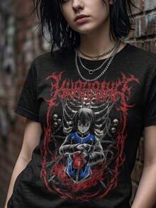 Women T-Shirts - Black - View 6