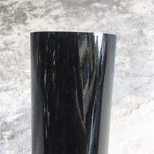 Piano Black Glossy Vinyl Wrap Film Gloss Black Self Adhesive Vinyl Sticker Bubble Free Vehicle Window Trim Mirror - A - View 2