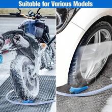 1 pieza Guía de manguera automotriz Zerodeko, Protector de rodillo de lavado de neumáticos, Sujetadores, Protector antienredo de neumáticos - Varios estilos - Ver 5