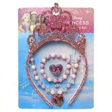Disney Minnie Mouse Princess Tiara Headband Necklace Bracelet Ring Set & Headband Necklace Bracelet Box Set Bundle Set – Durable Kid- Materials, Easy To Wear, Costume Accessories, Kids Jewelry, Perfect Gift For Kids, Minnie Mouse Fan Gift, Birthday Party & Vacation Favor - Nhiều màu - Xem 3