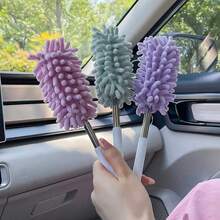 1pc Extendable Microfiber Car Duster Brush, Super Soft Cleaning Tool For Auto Interior & Home Use - A - View 5