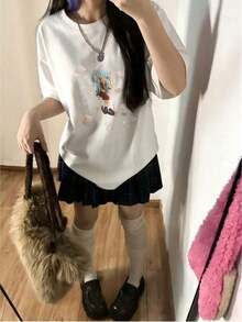 Women T-Shirts - White - View 5