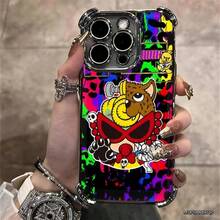 Hylteric Minx For Ukiyoe Phone Case Fourcorner Antifall Cute Cartoon Tpu Ukiyoe Fourcorner Antifall Phone 11/12/13/14/15/16/17 Pro Max - Green - View 8