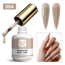 LIMEGIRL 6 Colors Rubber Base Gel Nail Polish, 15ml UV/LED Soak-Off Gel Base, Self-Leveling Strengthening Gel, Long-Lasting Manicure, Nude Tones, Suitable For Salon And Home Use - Multicolor - View 11