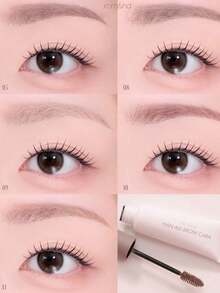 Rom&nd Romand HAN ALL BROW CARA 05 DUSKY ROSE，輕盈髮絲感描繪，柔焦天鵝絨質感，植物基眉毛呼吸技術，灰褐色髮質感，清新茶絨觸感，溫暖焦糖羽毛感，口袋式眉毛塑形組，韓系美妝，9g/0.32oz - 05 DUSKY ROSE - 查看 8