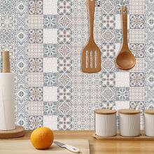 1PC Self-Adhesive Wall Sticker, Bohemian Floral Pattern Peel And Stick Wallpaper, Suitable For Kitchen, Living Room, Bathroom, Bedroom, Home Decor, Wall Decor, Waistline, Skirting, Border Decor - Multicolor - View 10