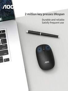 AOC 2.4GHz Wireless Office Mouse, Portable Ergonomic USB Wireless Computer Mouse - View 4