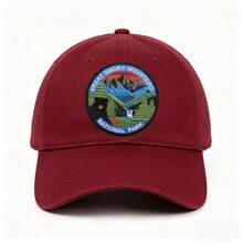 1 pieza Parche de planchar para aventura al aire libre, bordado de montaña y playa de la naturaleza, aplicación para decoración y reparación DIY de mochila, chaqueta, gorra - D - Ver 4