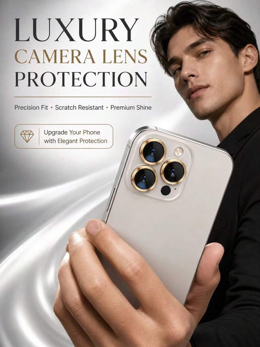 Arvin 3年極致耐用 17 Pro Max/17 Pro/16 Pro Max/16 Pro/15 Pro Max/15 Pro/15Plus/16Plus/17Air/16e 相機鏡頭保護貼 1:1隱形貼合、超清晰、不易碎、強吸附、相容手機殼，金屬強化玻璃後置相機螢幕蓋