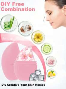 46Pcs All-In-One Premium Makeup Tool Set 30Pcs Professional Makeup Brushes Assorted Sponges & Powder Puffs Hair Hoop Wristbands Facial Ice Compress Tool Complete Beauty Cosmetic Kit - Pink - View 4
