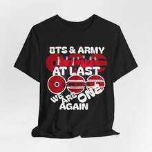 BTS2 Comeback 2026 Retro Music Graphic Tee - Black - View 1