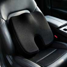 1pc Car Seat Cushion/Office Ergonomic Chair Pad, Buttocks Pad, Seat Cushion, Lumbar Support Cushion - One Size Fits All - View 1