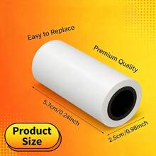 Transparent Self-Adhesive Thermal Sticker Paper – Clear Label Paper For Mini Pocket Printers, Perfect For Bullet Journals, Scrapbooking, Planner Decoration, DIY Projects & Home Organization - View 6