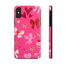Pink Valentine's Day Phone Case - Coquette Bows, Cute Hearts & Romantic Collage - 1 Piece Of Picture Color - View 6