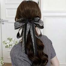 New Chinese Style Pink Floral Claw Clip, Elegant Hair Claw Hair Accessory For Ponytail - Multicolor - View 1