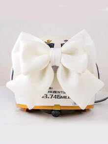 1pc Cute Bowknot Decor Accessory For Electric Bicycle/Motorcycle, Essential Sticker - Multicolor - View 1