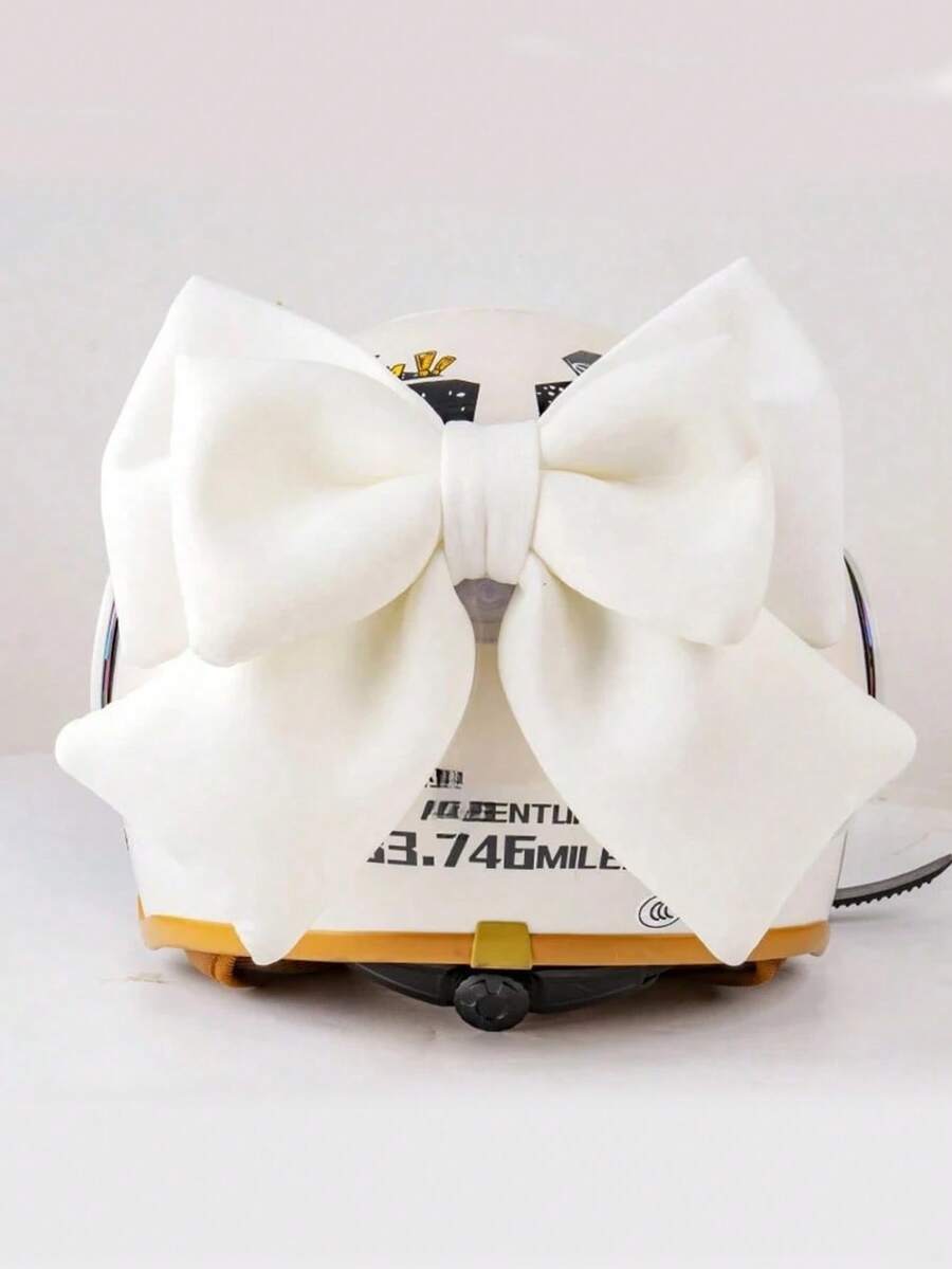 1pc Cute Bowknot Decor Accessory For Electric Bicycle/Motorcycle, Essential Sticker - Multicolor - View 1