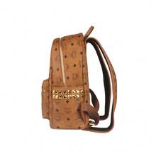 Mcm Stark Series Printed Women's Backpack - Cognac Color MMKEAVE15CO001 - View 4