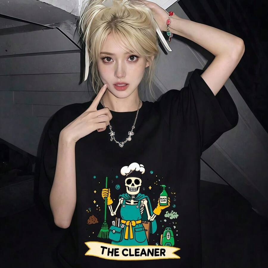 Women T-Shirts - Black - View 1